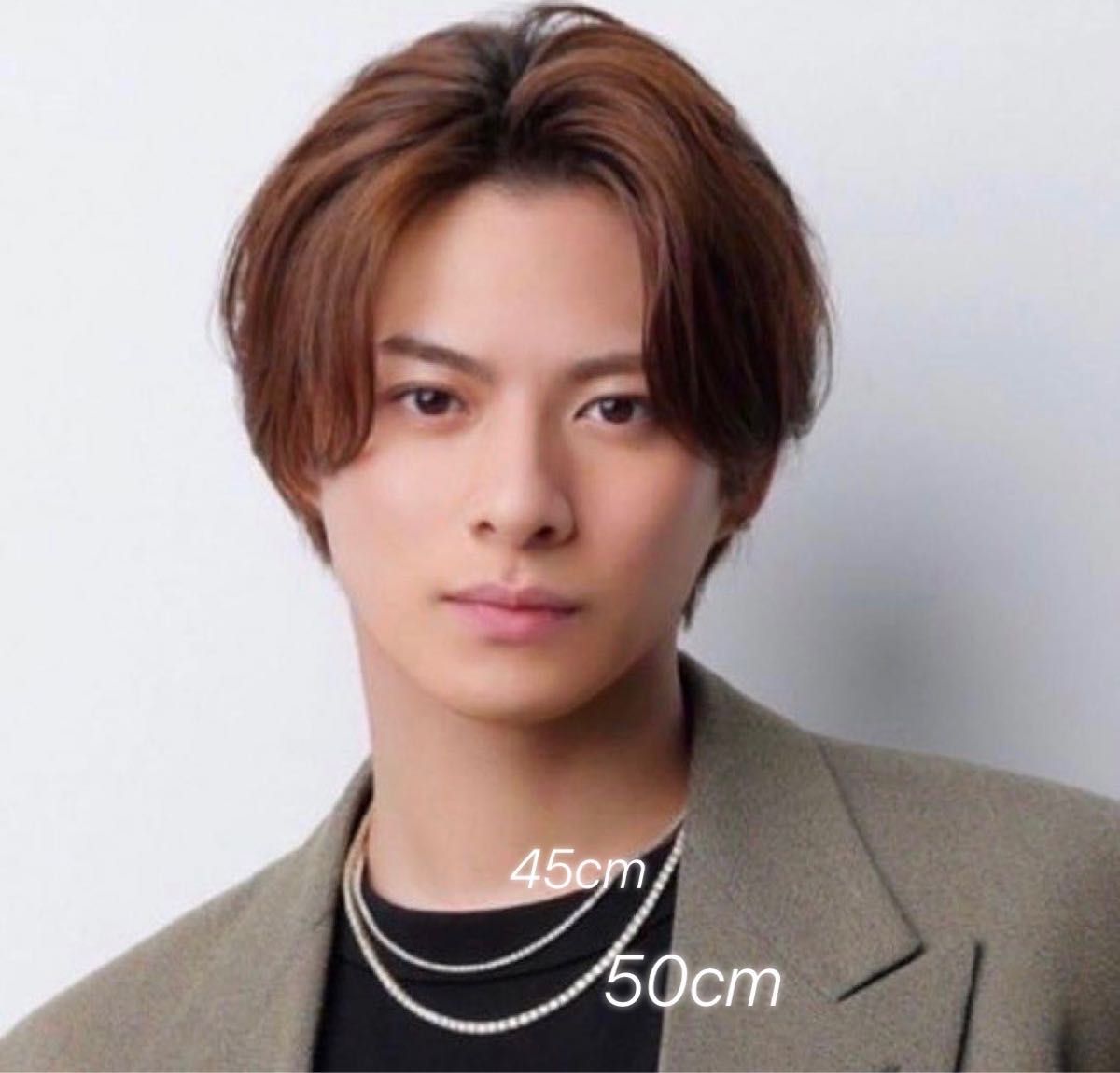 平野紫耀さん 愛用モデル ネックレス シルバー925 モアサナイト 平野紫耀さん 愛用モデル ネックレス シルバー925 モアサナイト