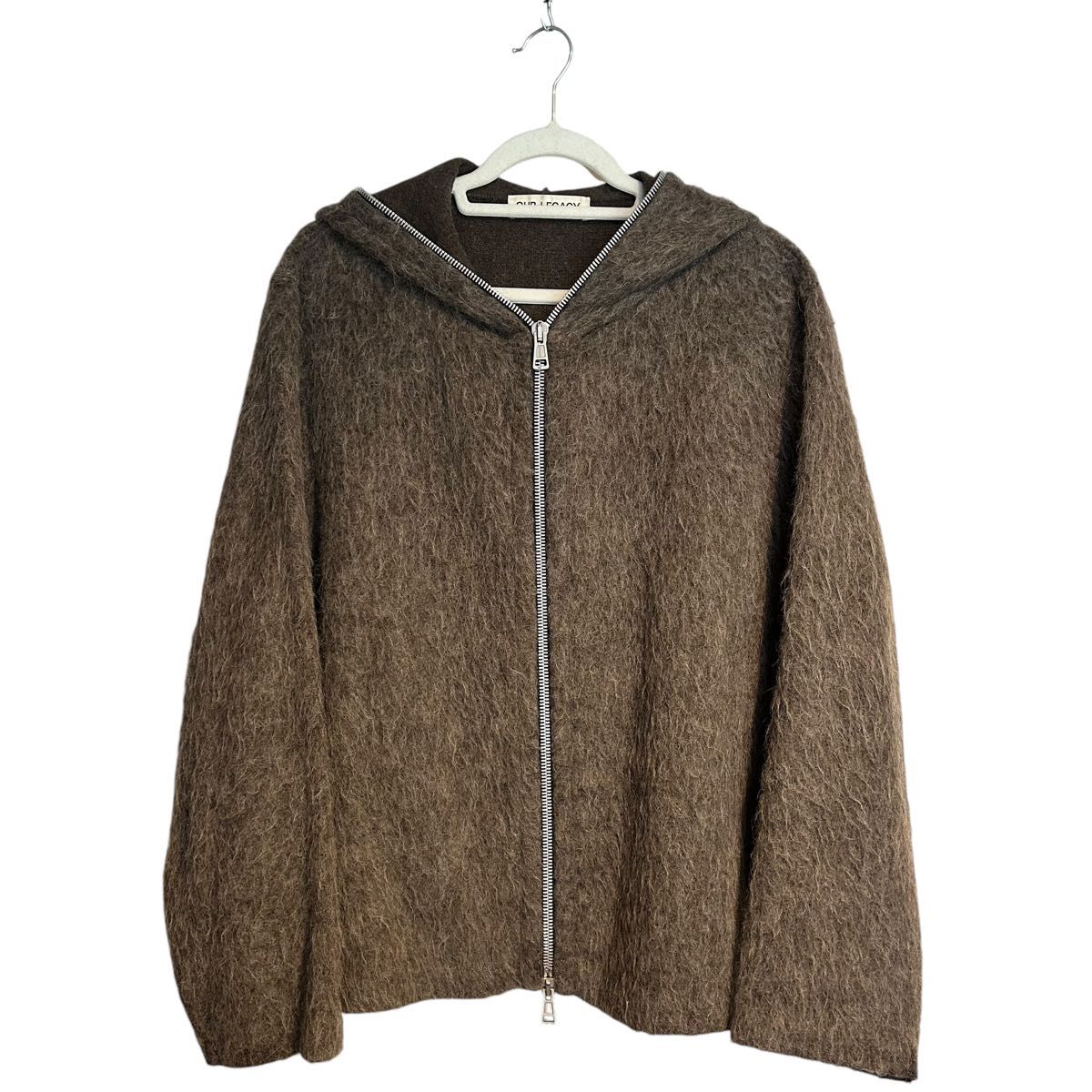 OUR LEGACY FULL ZIP HOOD GREY MOHAIR /アワーレガシー 23AW 48 OUR LEGACY FULL ZIP HOOD GREY MOHAIR /アワーレガシー 23AW 48