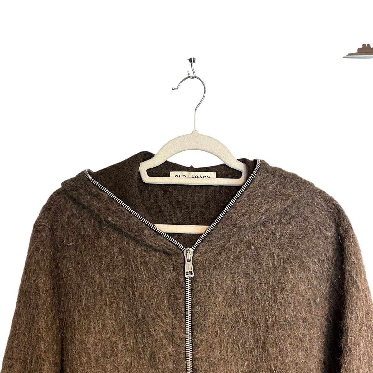 OUR LEGACY FULL ZIP HOOD GREY MOHAIR /アワーレガシー 23AW 48 OUR LEGACY FULL ZIP HOOD GREY MOHAIR /アワーレガシー 23AW 48