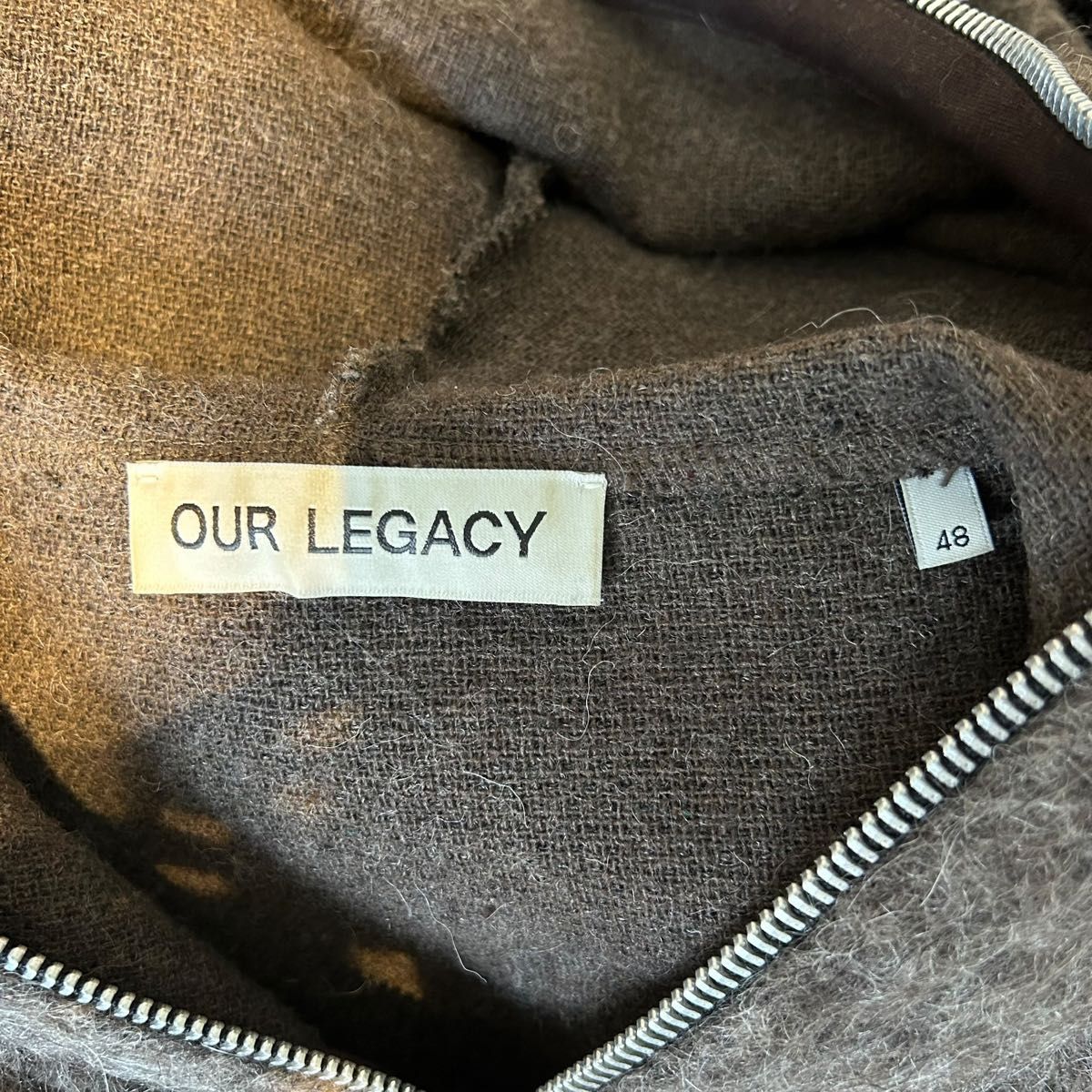 OUR LEGACY FULL ZIP HOOD GREY MOHAIR /アワーレガシー 23AW 48 OUR LEGACY FULL ZIP HOOD GREY MOHAIR /アワーレガシー 23AW 48