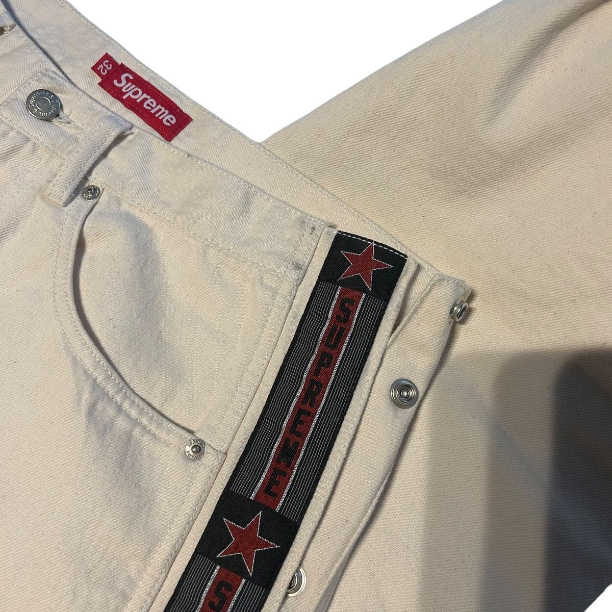 Supreme Snap-off Baggy Jean 23AW 32 スナップオフ バギー Supreme Snap-off Baggy Jean 23AW 32 スナップオフ バギー
