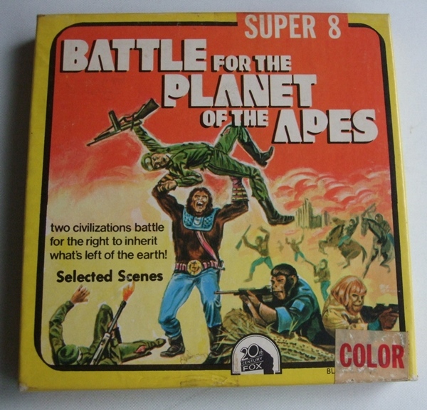 70s[ BATTLE FOR THE PLANET OF THE APES ] Planet of the Apes SUPER 8 FILM 8mi refill m American made TWENTIETH CENTURY FOX FILM Vintage 