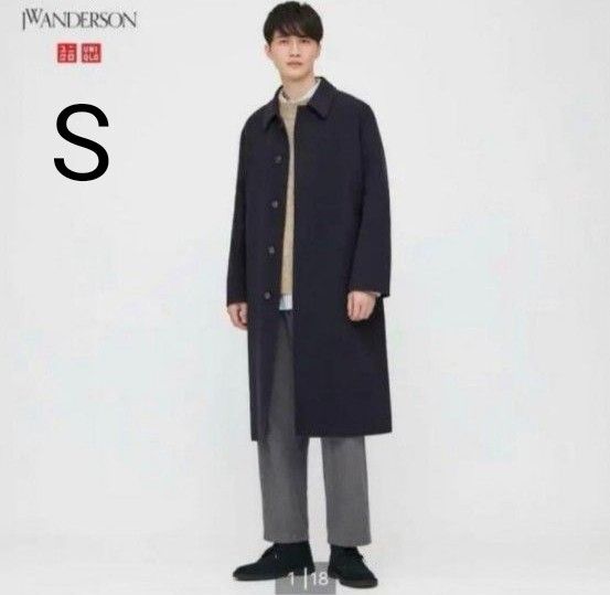 ユニクロ × JW ANDERSON ダブルフェイスシングルコート S ダーク ユニクロ × JW ANDERSON ダブルフェイスシングルコート S ダーク