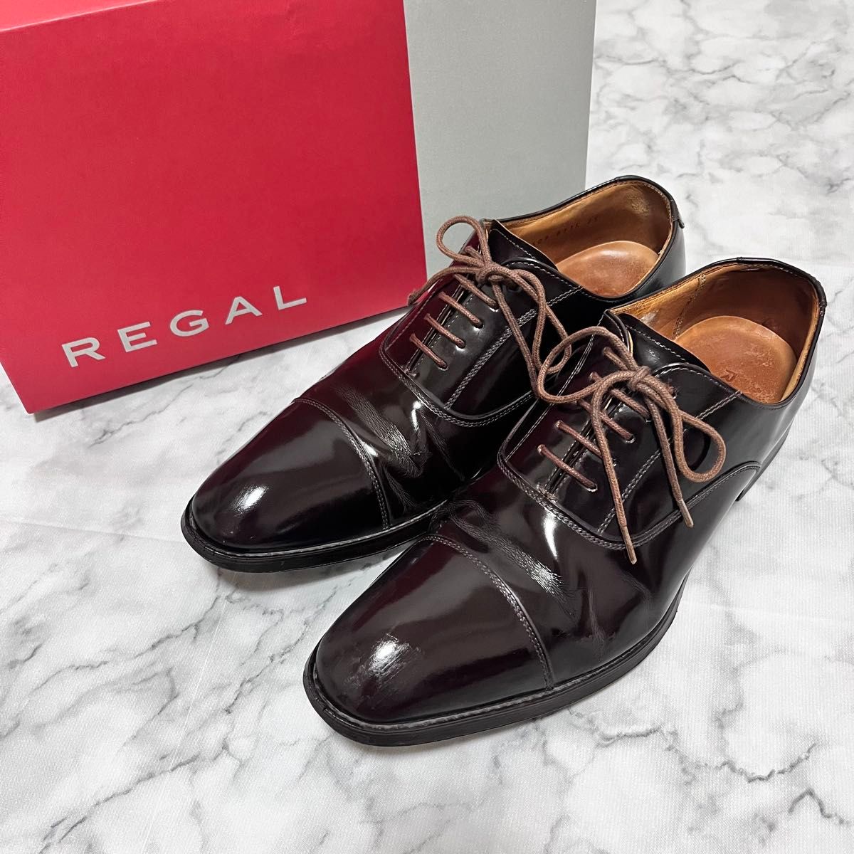 REGAL 日本製 811R ストレートチップ ガラスレザー 25|Yahoo REGAL 日本製 811R ストレートチップ ガラスレザー 25|Yahoo