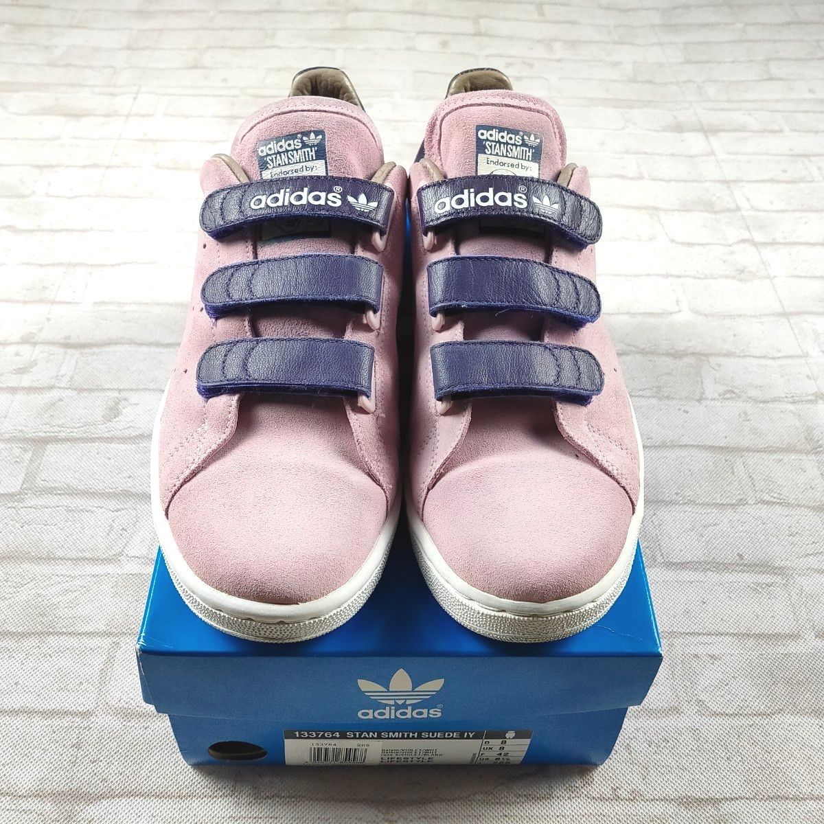 スタンスミス ベルクロ スエード ピンク STAN SMITH SUEDE IY スタンスミス ベルクロ スエード ピンク STAN SMITH SUEDE IY