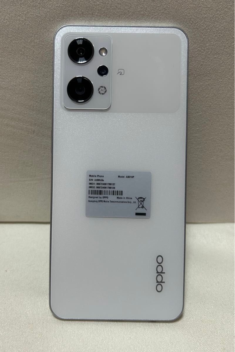 OPPO Reno9 a【初期化済み】中古スマートフォン OPPO Reno 9 A ムーンホワイト ワイモバイル 初期化済み|Yahoo
