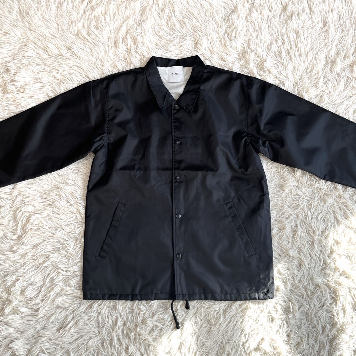 美品】CLANE HOMME クラネオム コーチジャケット Lサイズ 2 美品】CLANE HOMME クラネオム コーチジャケット Lサイズ 2