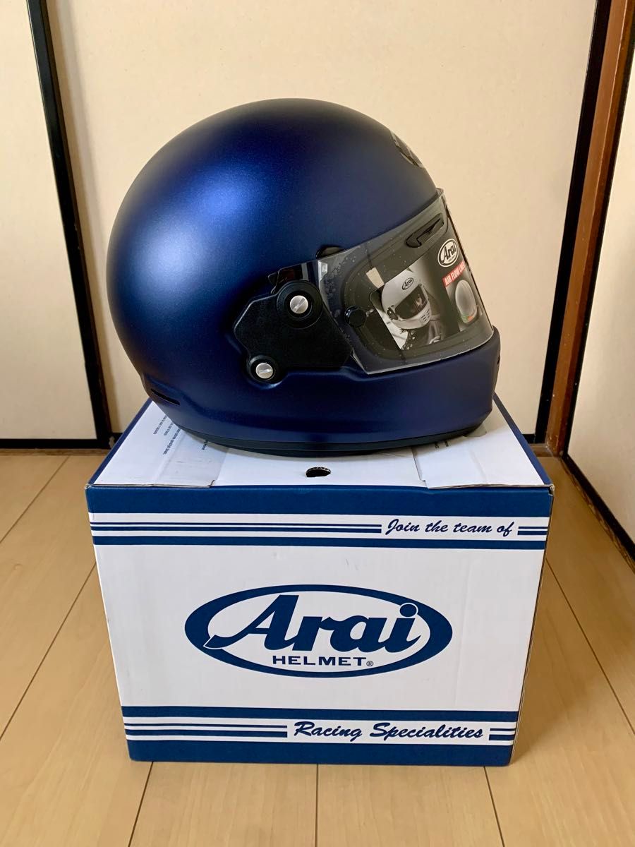 未使用 東単オリジナル ARAI RAPIDE NEO クラシックブルー M(頭 未使用 東単オリジナル ARAI RAPIDE NEO クラシックブルー M(頭