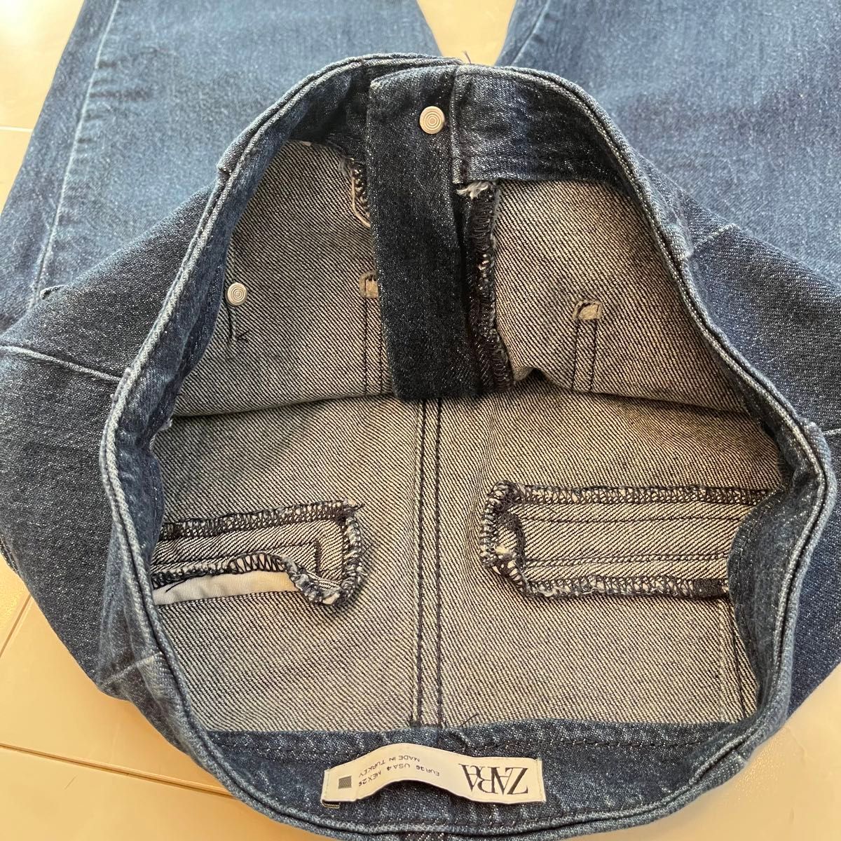 ザラ・ZARA レディース マリン デニムパンツ ストレッチデニム ザラ・ZARA レディース マリン デニムパンツ ストレッチデニム