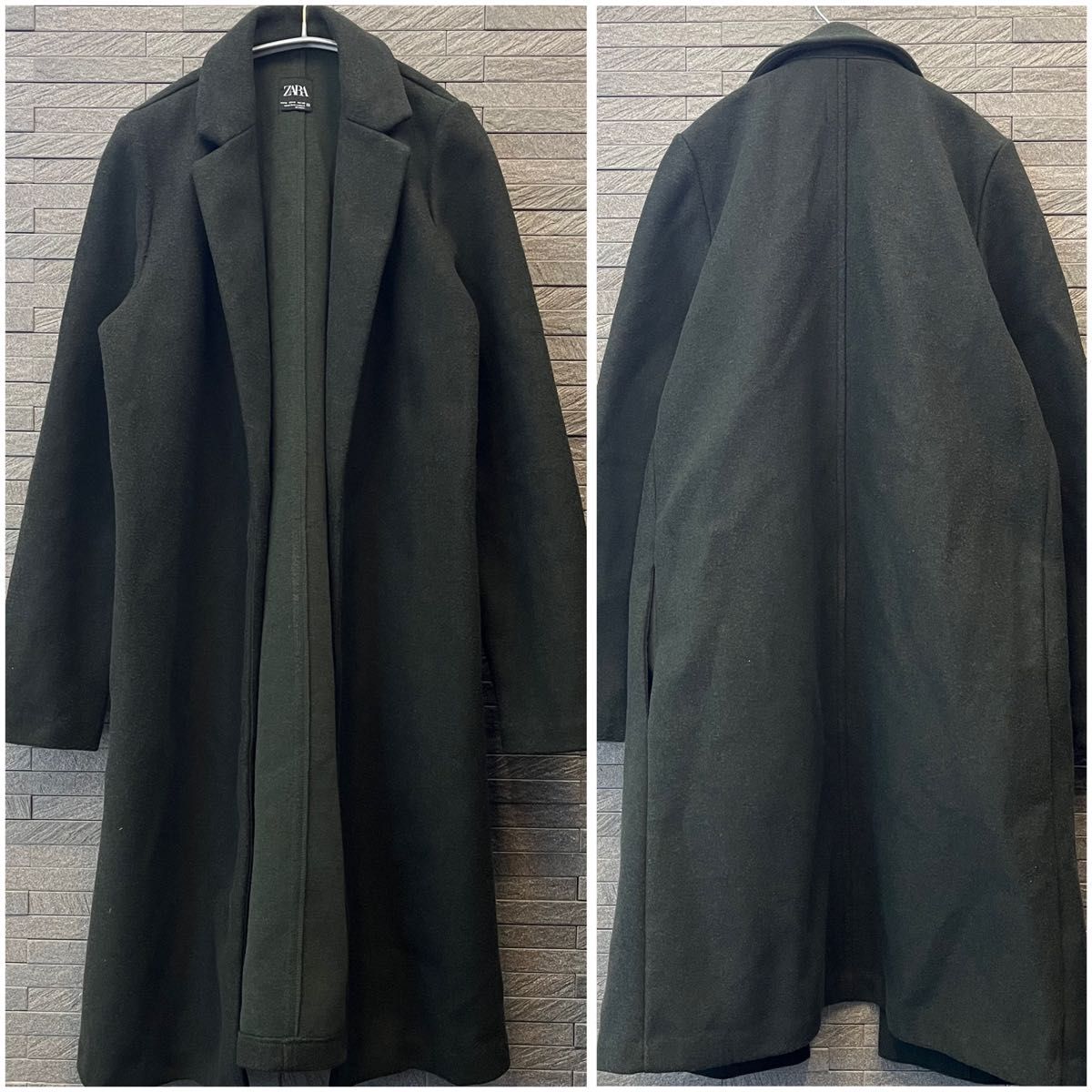 ザラ・ZARA レディース シンプル ロングコート チェスターコート ザラ・ZARA レディース シンプル ロングコート チェスターコート