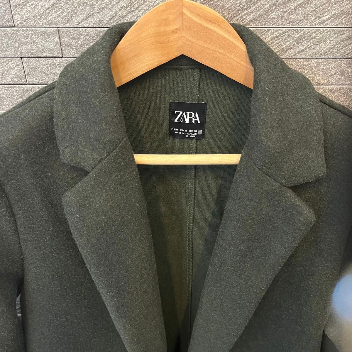 ザラ・ZARA レディース シンプル ロングコート チェスターコート ザラ・ZARA レディース シンプル ロングコート チェスターコート
