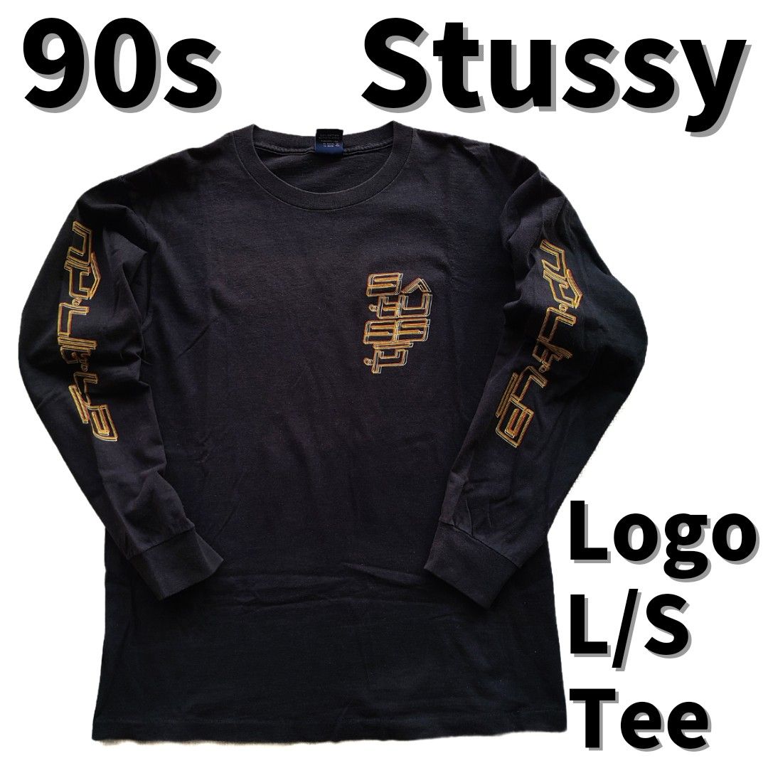 90s vintage stussy ロンT usa製 Tシャツ オールドステューシー 90s vintage stussy ロンT usa製 Tシャツ オールドステューシー