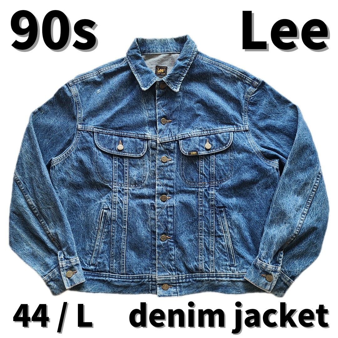vintage 90s Lee デニムジャケット 44 L 153438 古着 90年代 黒 vintage 90s Lee デニムジャケット 44 L 153438 古着 90年代 黒