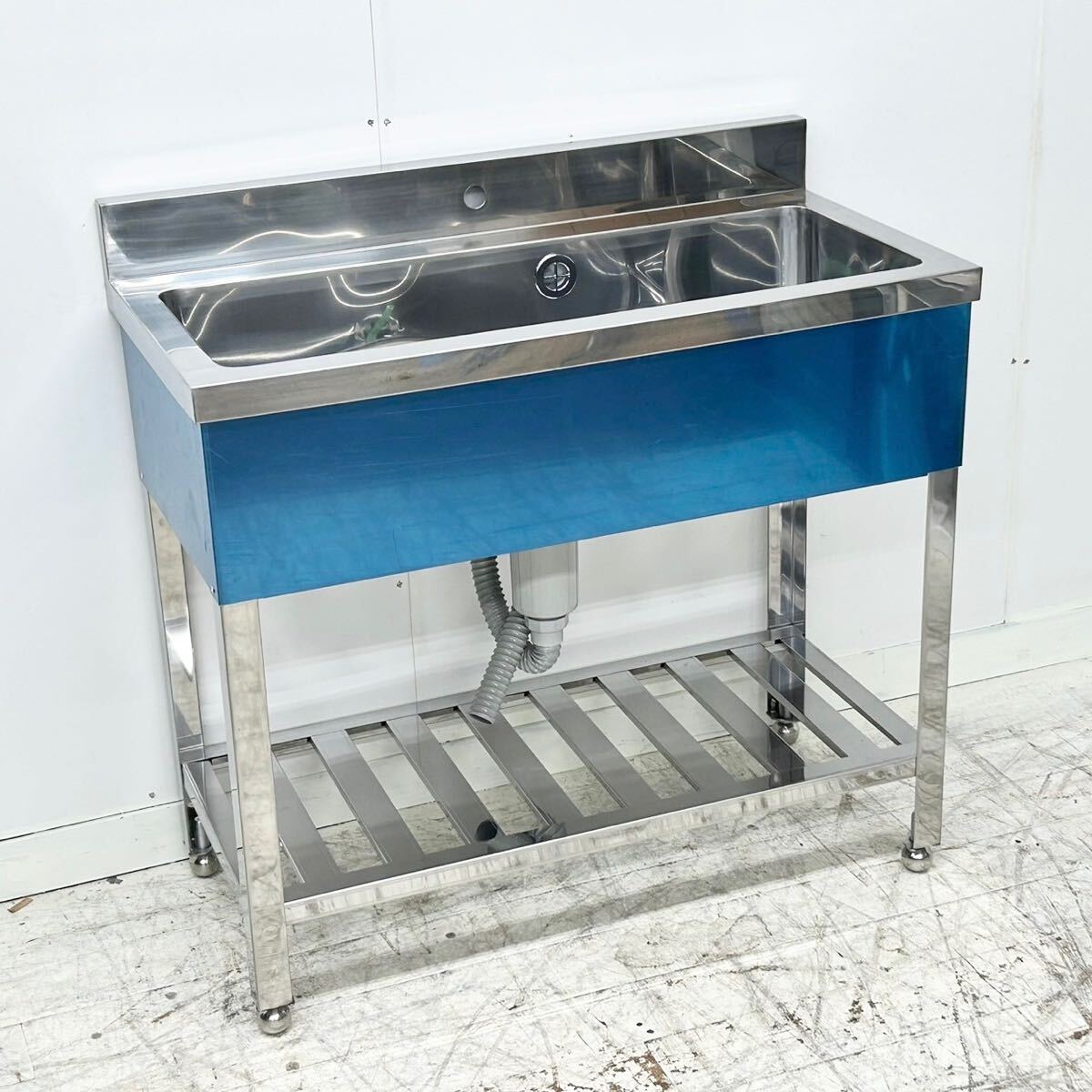 Yahoo!オークション - 未使用 B品 1槽シンク W900×D450×H800 Yahoo!オークション - 未使用 B品 1槽シンク W900×D450×H800