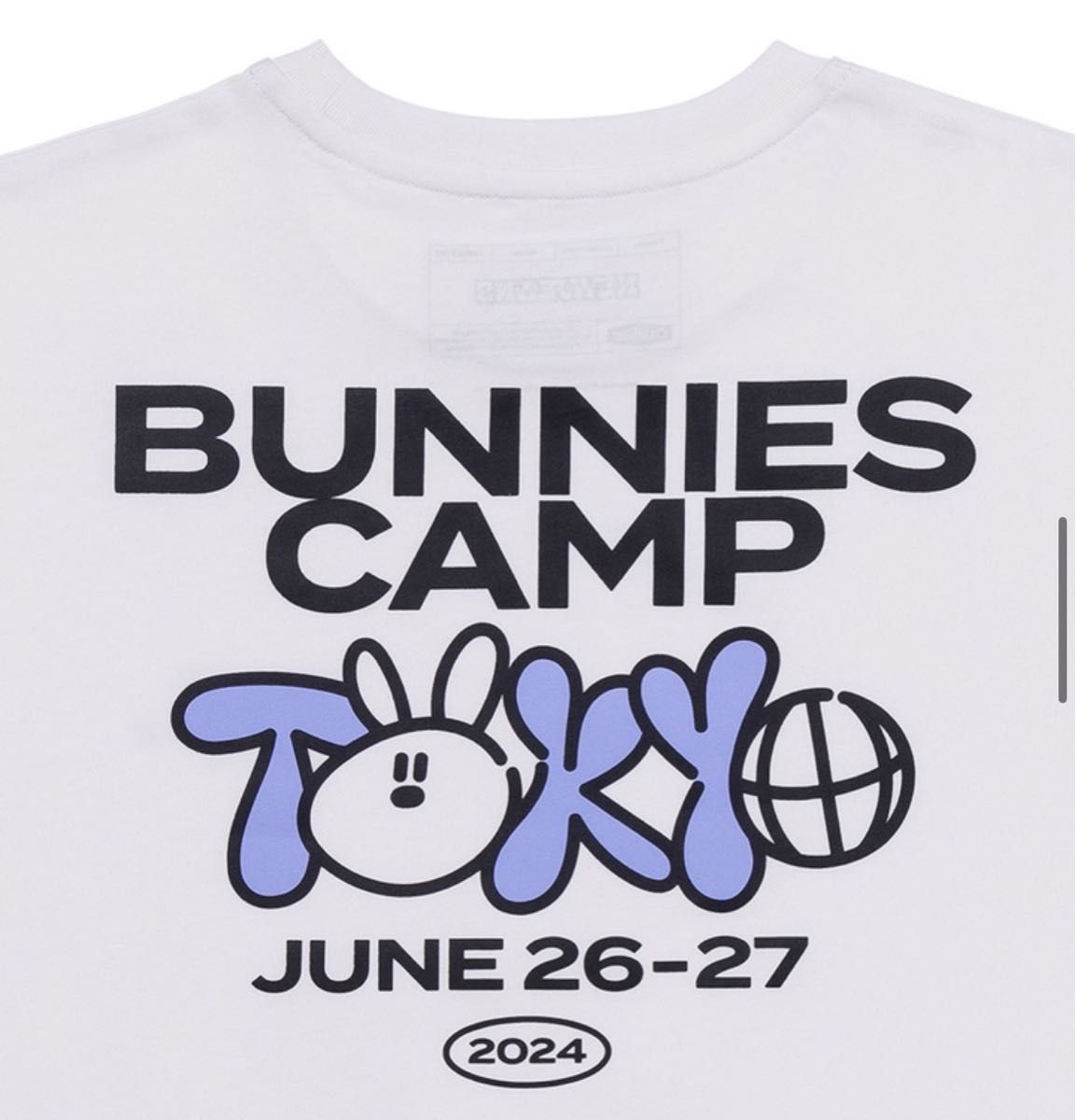 NewJeans Tシャツ 東京ドーム Mサイズ 半袖 ホワイト バニーズ NewJeans Tシャツ 東京ドーム Mサイズ 半袖 ホワイト バニーズ