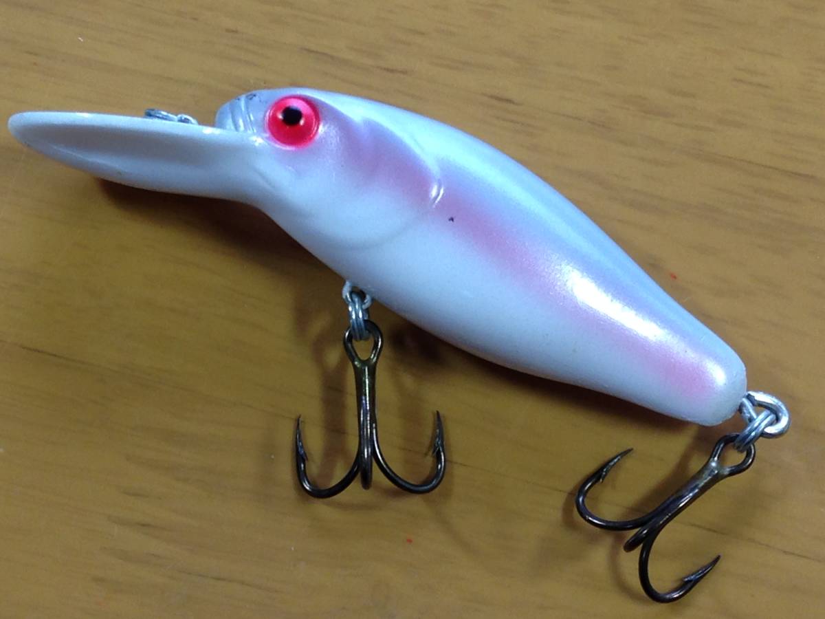 ★OLD　BOMBER★　SMILIN　MINNOW　オールド　ボーマー　スマイリンミノー　ホワイトグレーバック　リアヒートン　#19-710_画像6