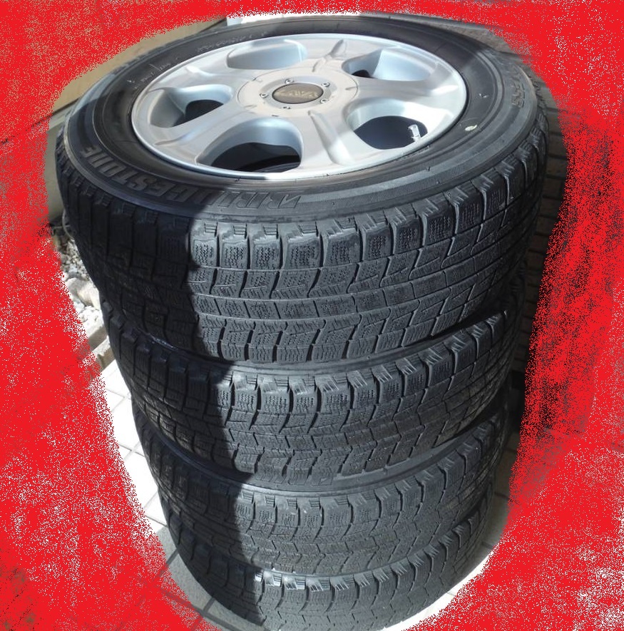  direct delivery 15 -inch PCD114.3 PCD100 multi wheel tire 4 pcs set 5 hole 195/65R15 Toyota Nissan Noah Voxy Tokyo mountain hand line inside week-day 1000 jpy delivery 