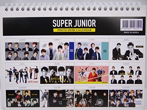 Super Junior 15年 16年 卓上カレンダー 買い誠実 15年 16年