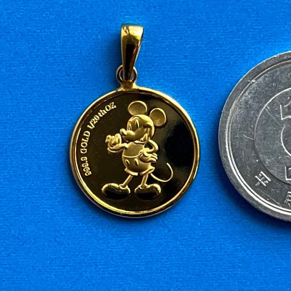 未使用 Disney 100周年記念 ミッキー&ミニー 純金 メダル 1/20 未使用 Disney 100周年記念 ミッキー&ミニー 純金 メダル 1/20