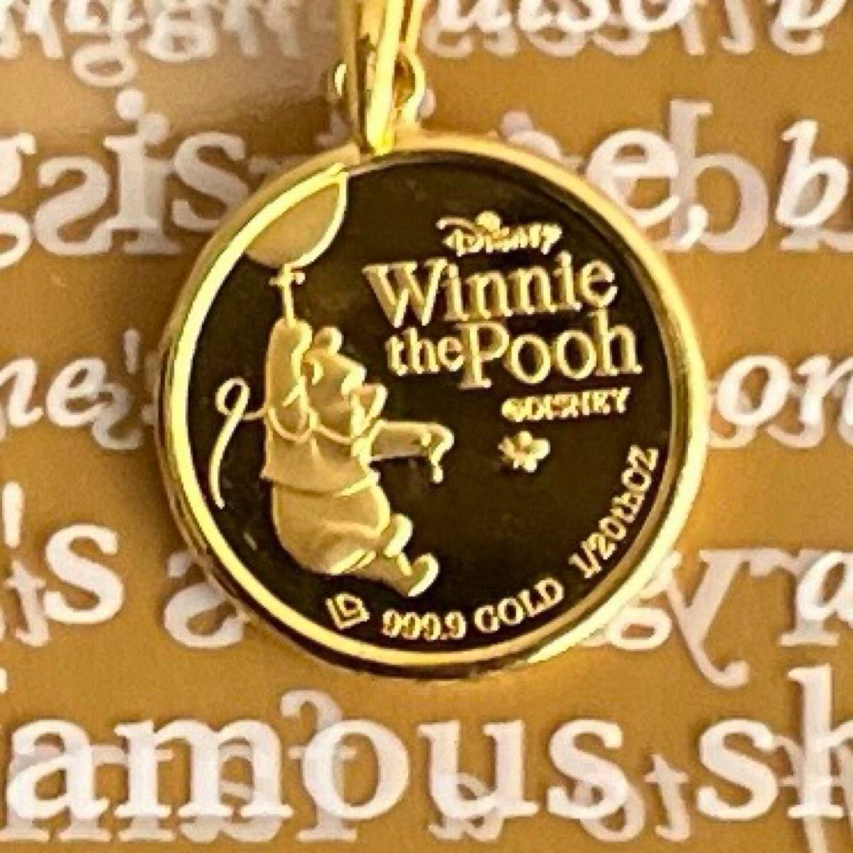 限定900枚 ディズニー 原作95周年記念 くまのプーさん 1/20oz 限定900枚 ディズニー 原作95周年記念 くまのプーさん 1/20oz