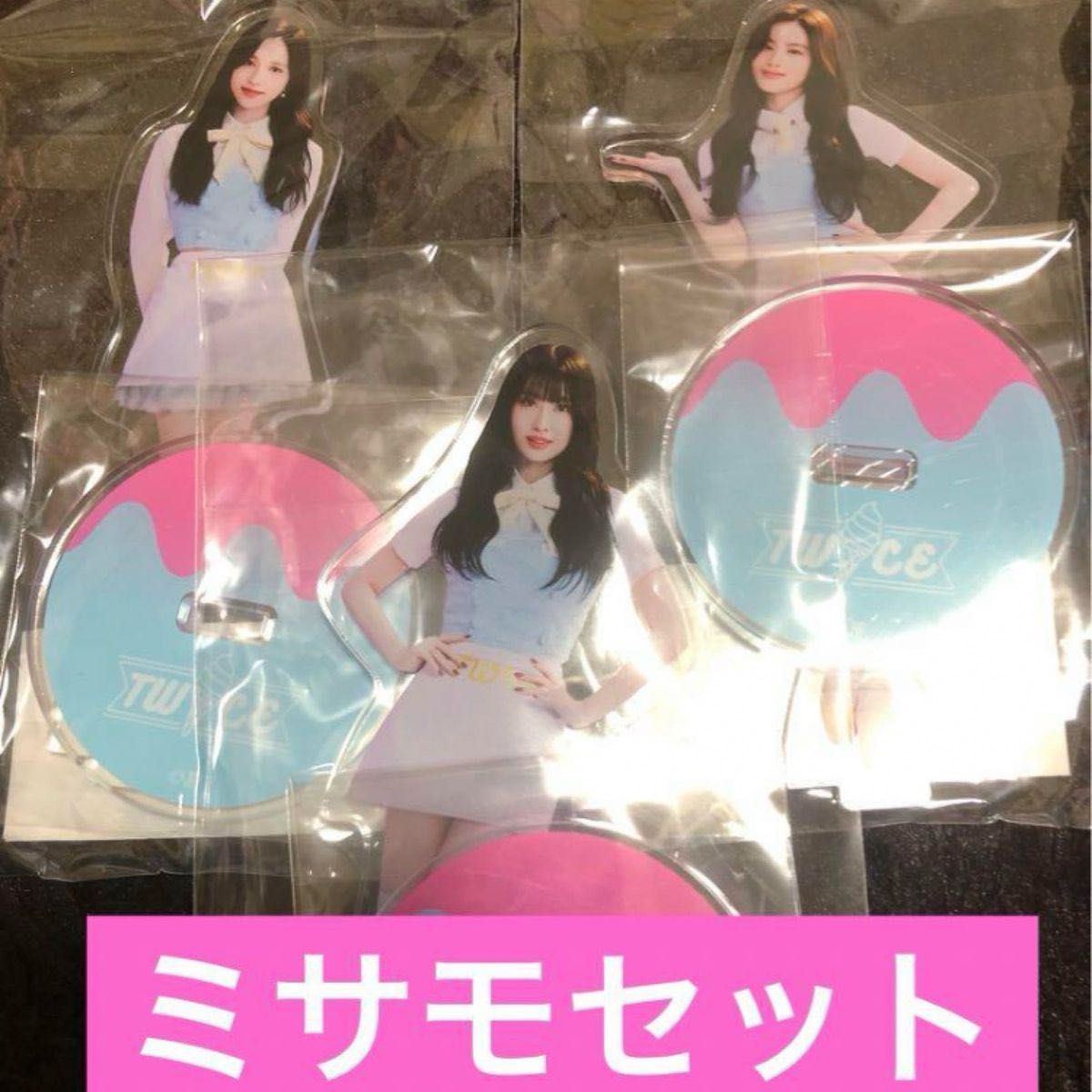 TWICE MISAMO masterpiece ミサモグッズ アクスタ ミナ サナ TWICE MISAMO masterpiece ミサモグッズ アクスタ ミナ サナ