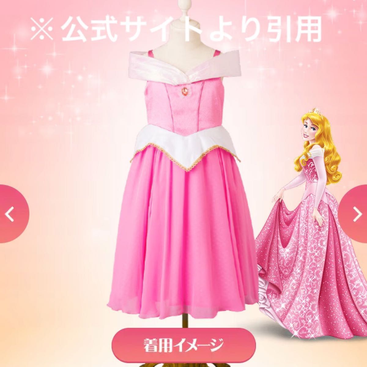 ディズニー ビビディバビディブティック オーロラ姫 110cm ディズニー ビビディバビディブティック オーロラ姫 110cm