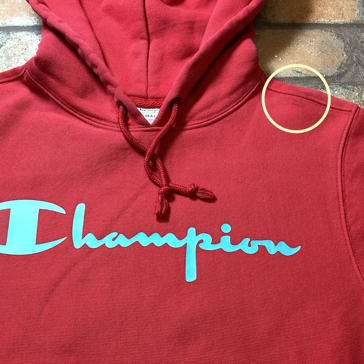 *USA прямой импорт * стандартный товар *[Champion Champion ]REVERSE WEAVE. рукав te Caro go тянуть over тренировочный Parker [ мужской S] красный LA1-094