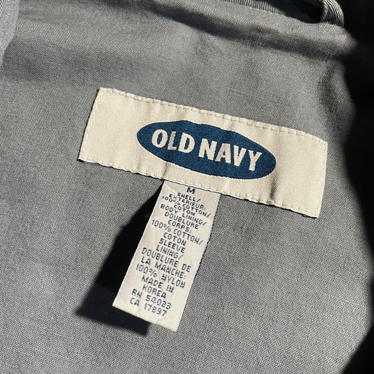 90s OLD NAVY ジップスウィングトップジャケット M コットン 90s OLD NAVY ジップスウィングトップジャケット M コットン