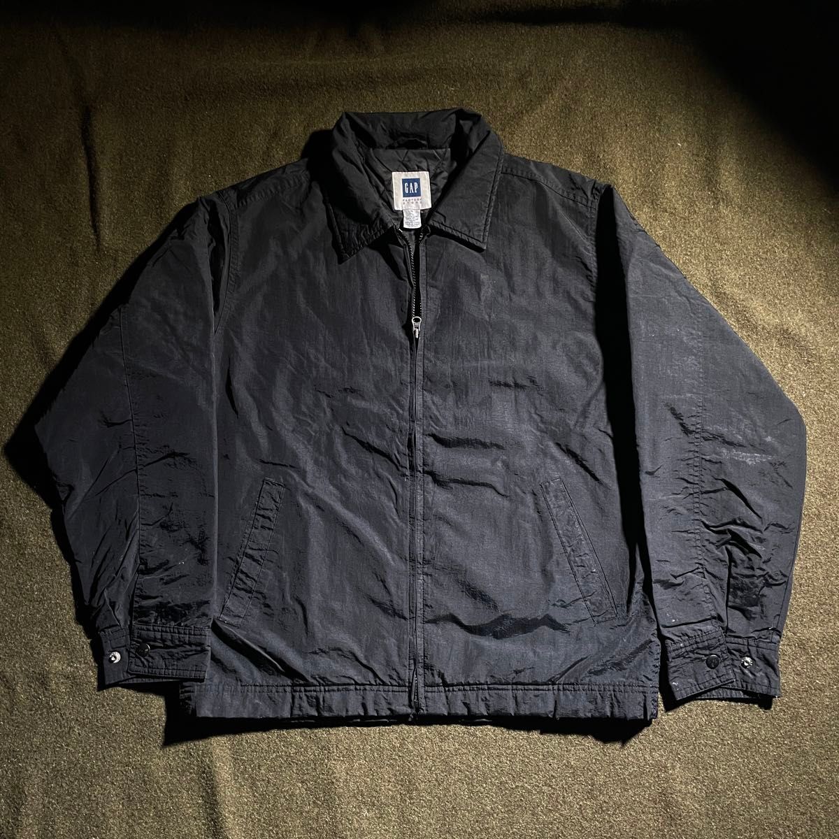 90s OLD GAP ナイロン ジップ スウィングトップジャケット M 90s OLD GAP ナイロン ジップ スウィングトップジャケット M