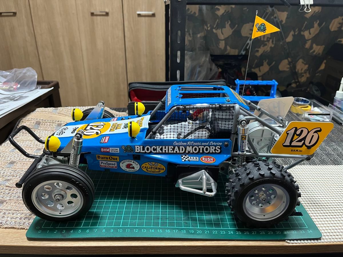 TAMIYA 1/10 ワイルドワンオフローダー BLOCKHEAD MOTORS サーボ TAMIYA 1/10 ワイルドワンオフローダー BLOCKHEAD MOTORS サーボ