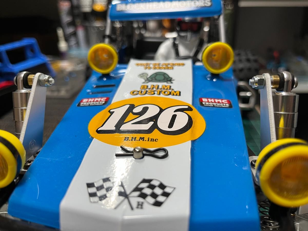 TAMIYA 1/10 ワイルドワンオフローダー BLOCKHEAD MOTORS サーボ TAMIYA 1/10 ワイルドワンオフローダー BLOCKHEAD MOTORS サーボ
