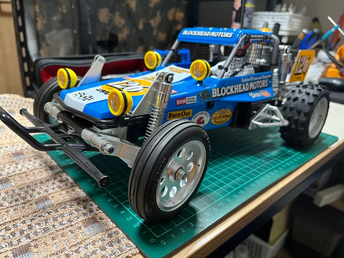 TAMIYA 1/10 ワイルドワンオフローダー BLOCKHEAD MOTORS サーボ TAMIYA 1/10 ワイルドワンオフローダー BLOCKHEAD MOTORS サーボ