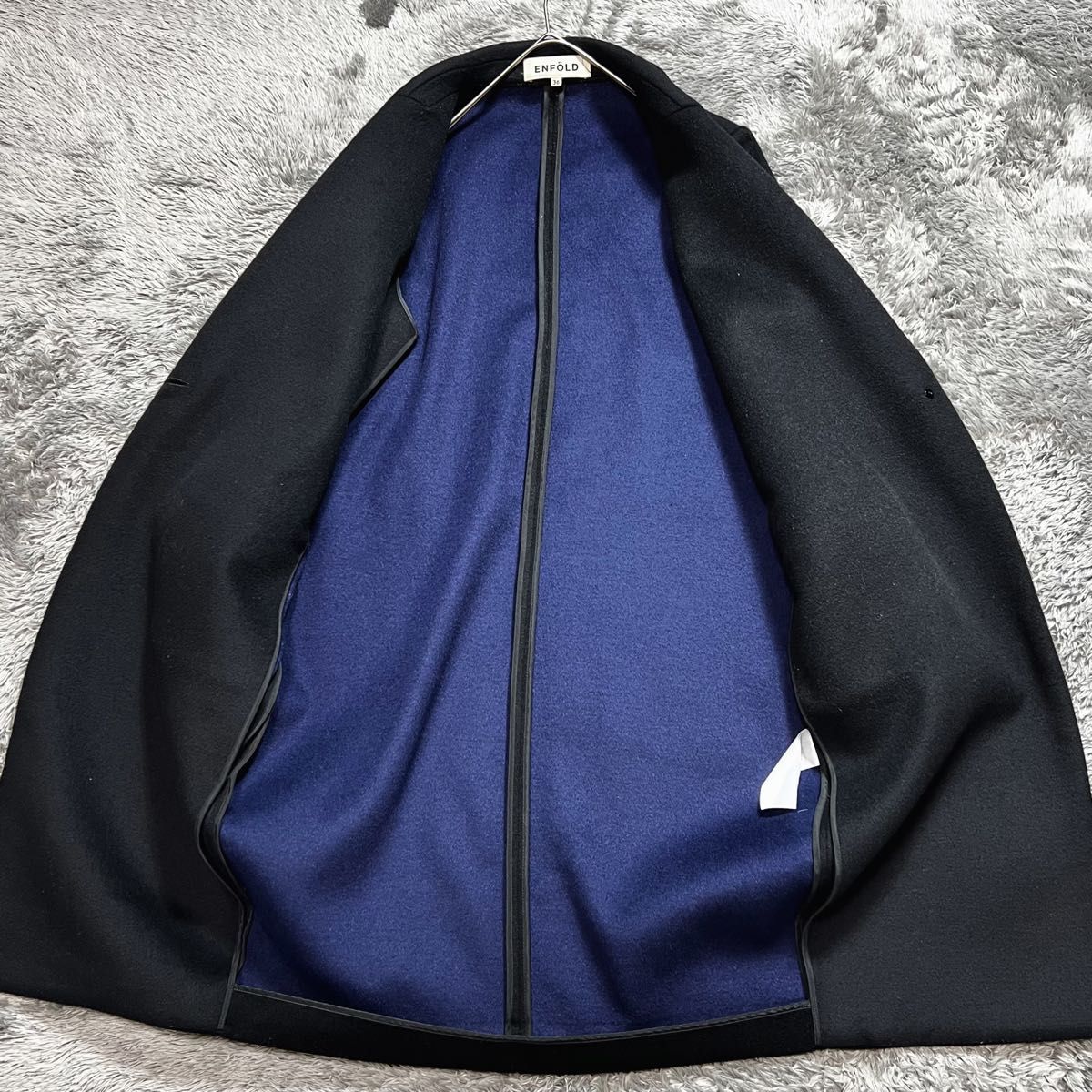 ENFOLD エンフォルド レディース ウール チェスターコート ENFOLD エンフォルド レディース ウール チェスターコート