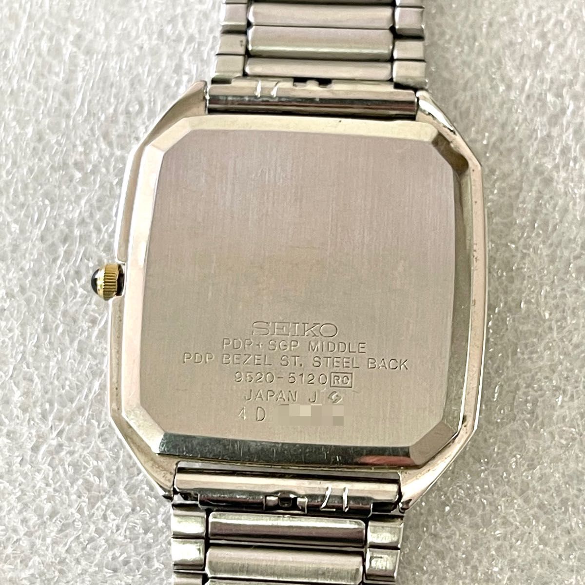 稼働 美品 SEIKO DOLCE PDP SGP パラジウム 金 フィールド 稼働 美品 SEIKO DOLCE PDP SGP パラジウム 金 フィールド