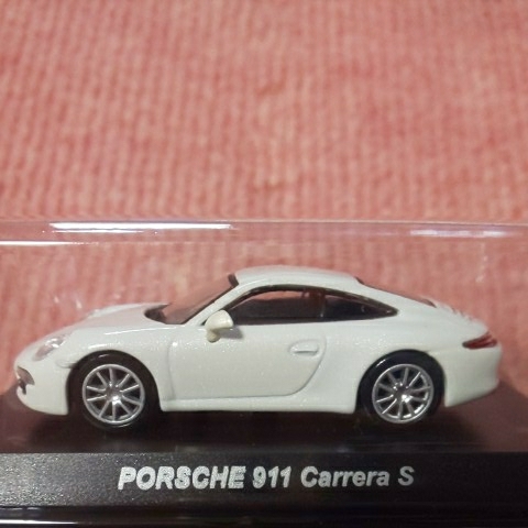 京商 1/64 PORSCHE 5 ポルシェ 911 Carrera S パールホワイト 2011 白P 911 カレラ S 第61弾 ポルシェ Ⅴ_画像6