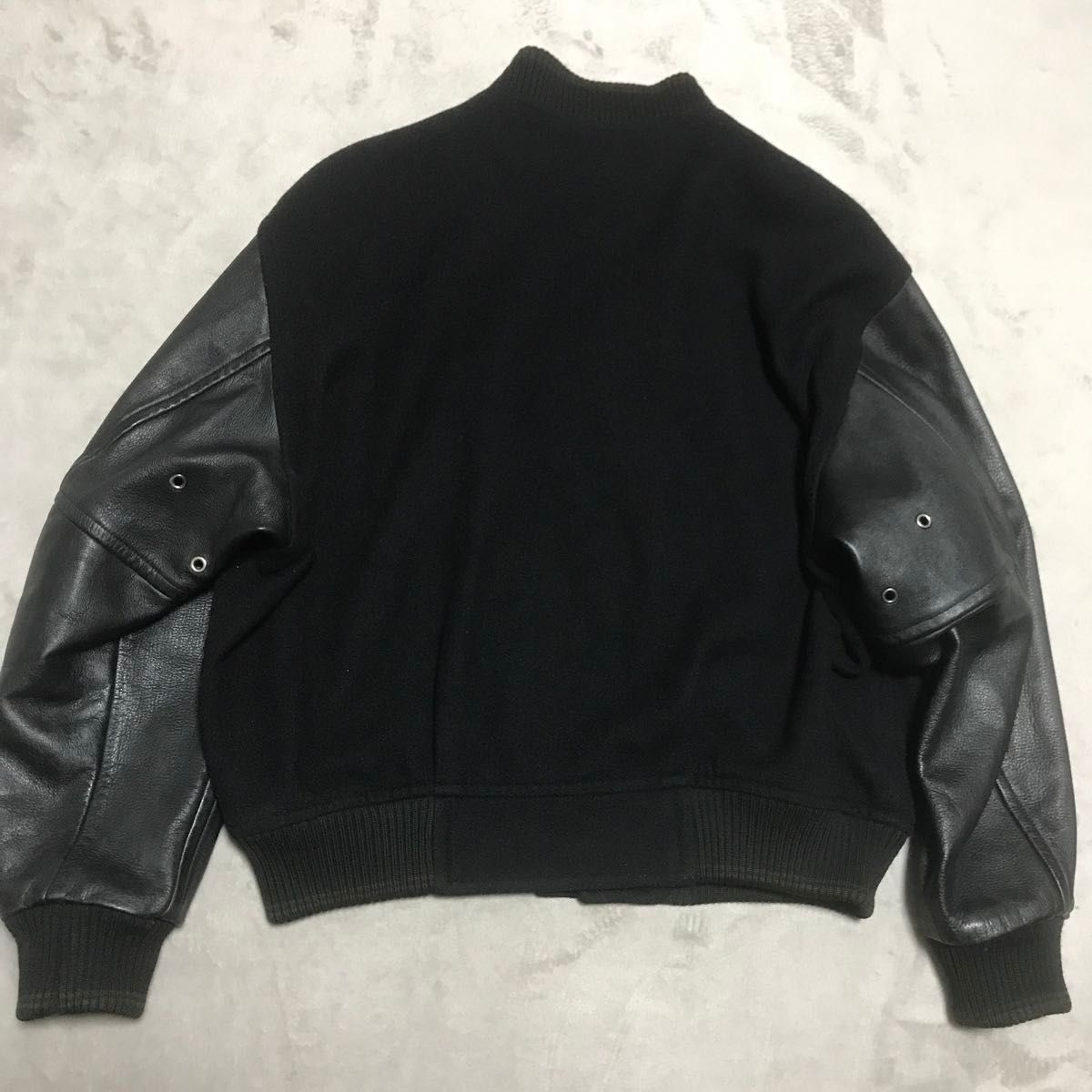 90s DOMON ヴィンテージ スタジャン レザー×ウール 牛革 90s DOMON ヴィンテージ スタジャン レザー×ウール 牛革