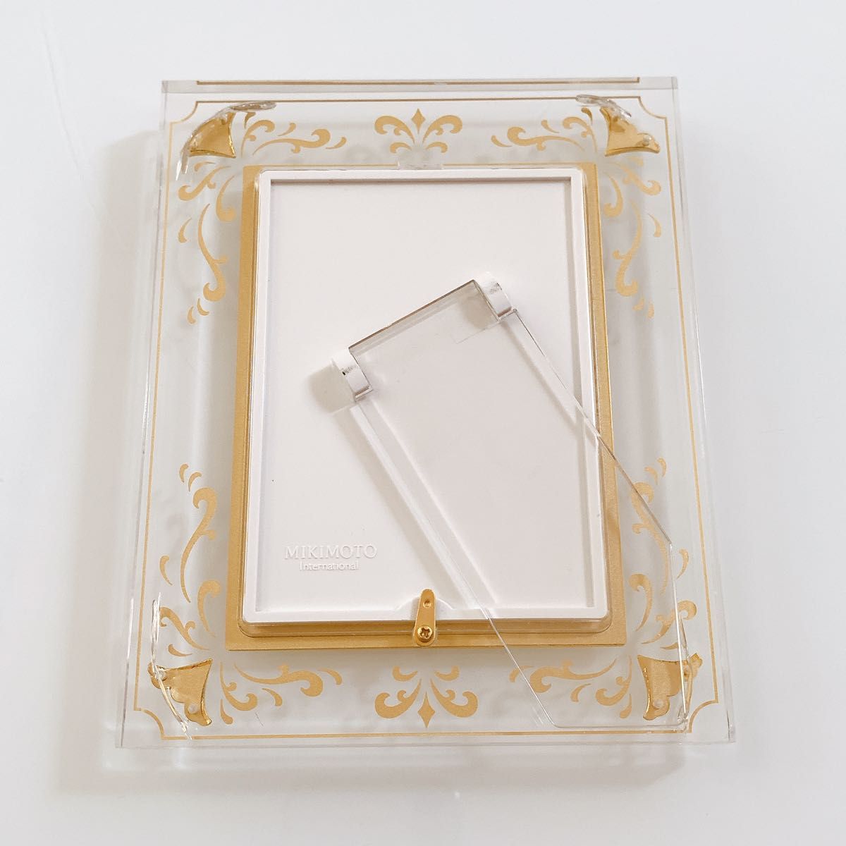 匿名配送】MIKIMOTO ミキモトフォトフレーム 写真立て パール 匿名配送】MIKIMOTO ミキモトフォトフレーム 写真立て パール