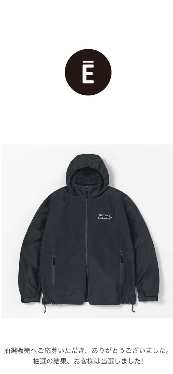 10/22発売|ENNOY 3Layer Shell collection|抽選/販売/定価情報 10/22発売|ENNOY 3Layer Shell collection|抽選/販売/定価情報