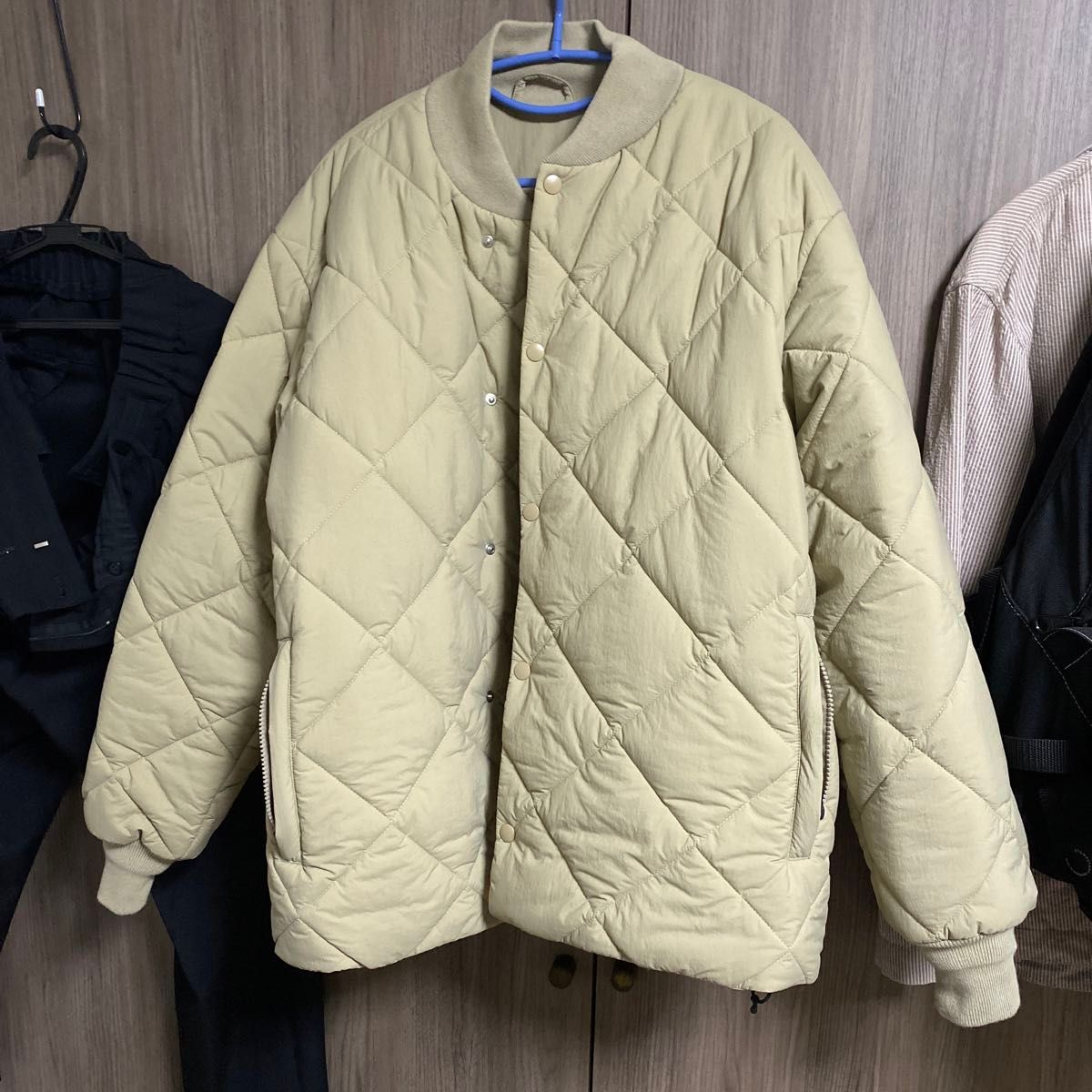 everyone random quilted jacket (BEIGE)|メンズ everyone random quilted jacket (BEIGE)|メンズ