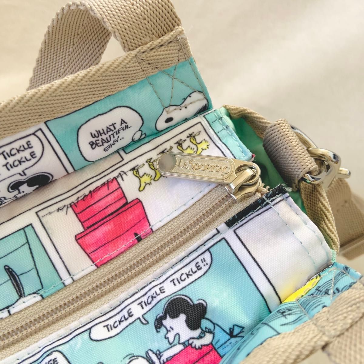 極美品 レスポートサック スヌーピー ショルダーバッグ スモール 極美品 レスポートサック スヌーピー ショルダーバッグ スモール