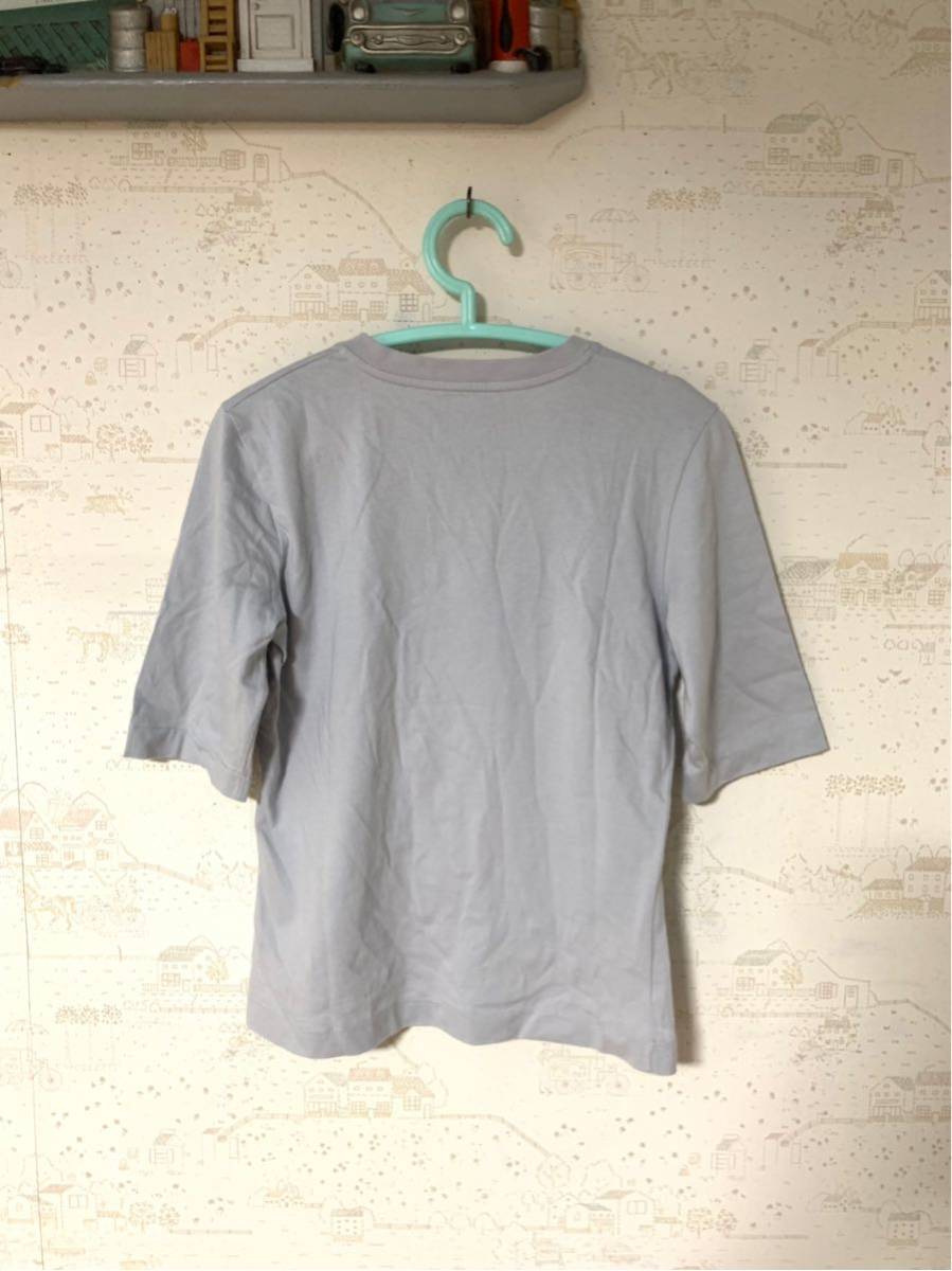 c1181 agnes b.■アニエスベー 半袖Tシャツ トップス■グレー サイズ2■ゆうパケお手軽210ゆうパックお手軽60レタパ510
