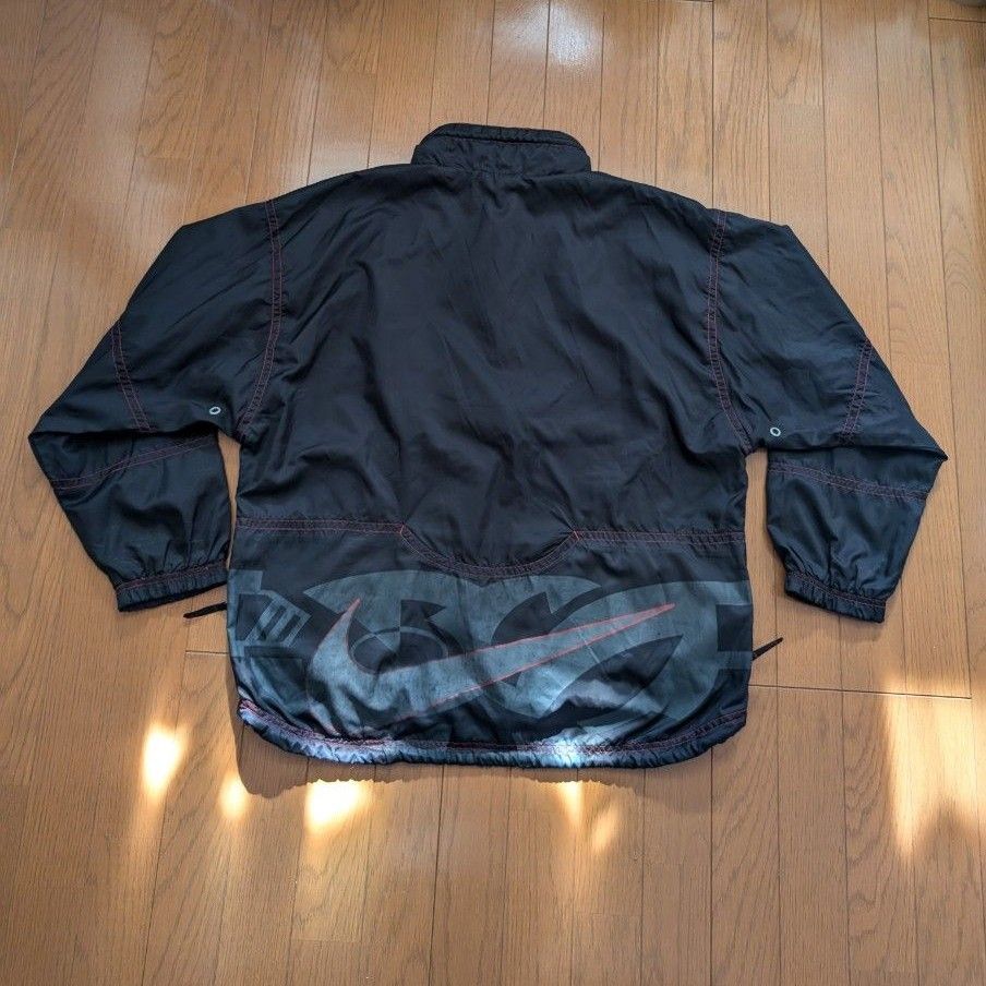 90s NIKE ナイキ ハーフジップ アノラックナイロンジャケット 白 90s NIKE ナイキ ハーフジップ アノラックナイロンジャケット 白