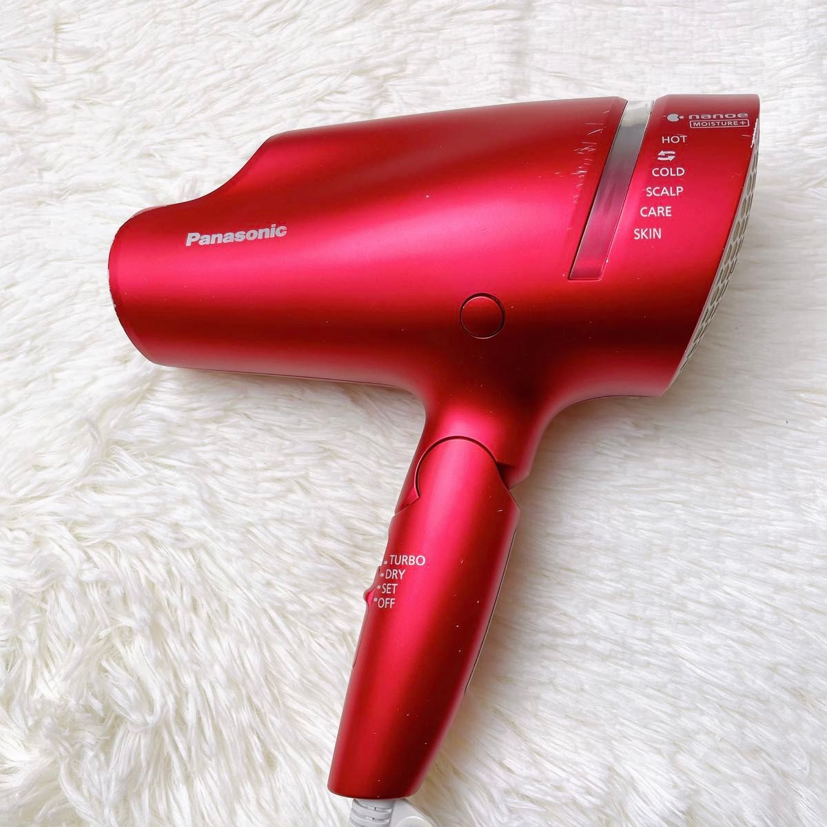 良品 Panasonic パナソニック ドライヤー EH-CNA0B RP 赤 ヘアー 良品 Panasonic パナソニック ドライヤー EH-CNA0B RP 赤 ヘアー
