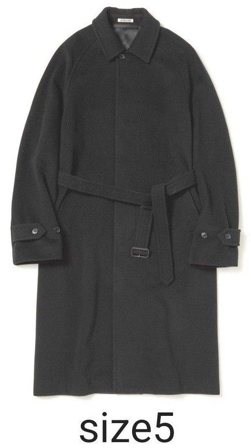 24AW AURALEE SUPER FINE WOOL MOSSER SOUTIEN COLLAR COAT 24AW AURALEE SUPER FINE WOOL MOSSER SOUTIEN COLLAR COAT