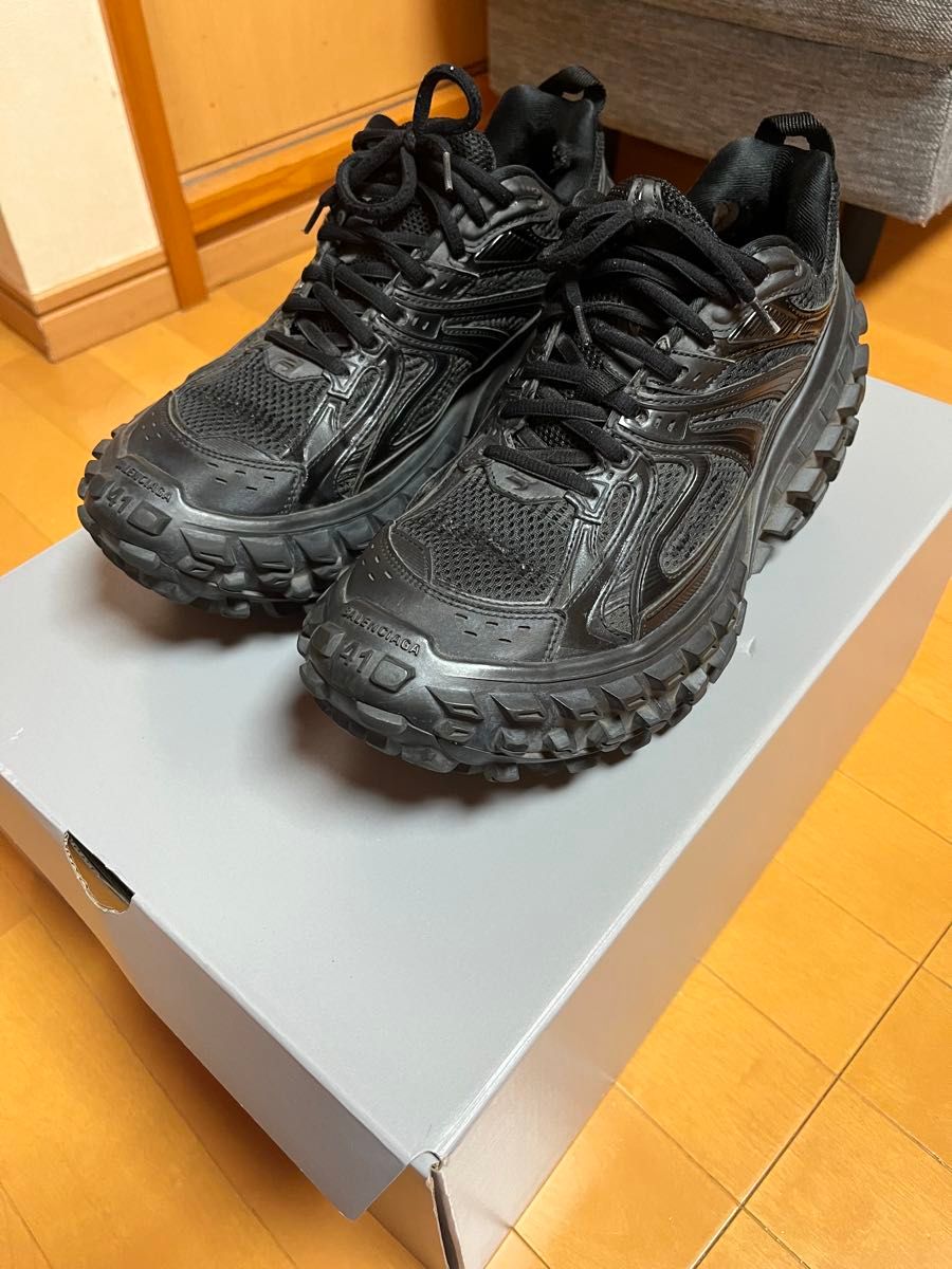 箱ありbalenciaga defender bouncer バレンシアガブラック41 箱ありbalenciaga defender bouncer バレンシアガブラック41