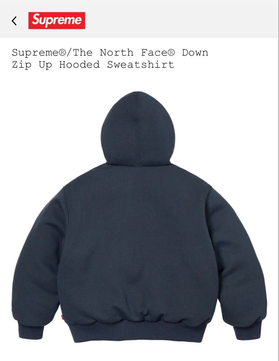 Supreme The North Face Down Zip Up Hooded Sweatshirt Lサイズ Supreme The North Face Down Zip Up Hooded Sweatshirt Lサイズ