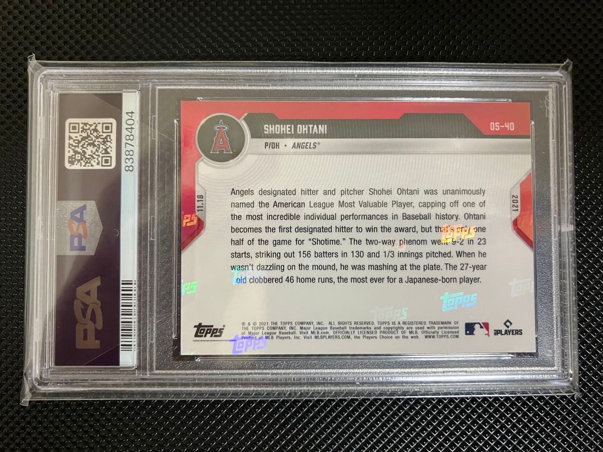 PSA 10 】Topps 大谷翔平 2021 MVPカード①|Yahoo!フリマ(旧 PSA 10 】Topps 大谷翔平 2021 MVPカード①|Yahoo!フリマ(旧