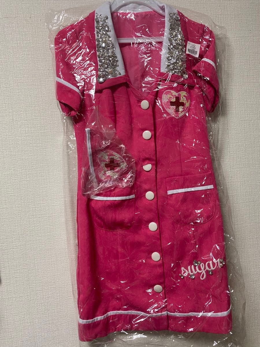 Sugar【ハロウィン】ピンクナースコスプレ2点セット コスプレ Sugar【ハロウィン】ピンクナースコスプレ2点セット コスプレ