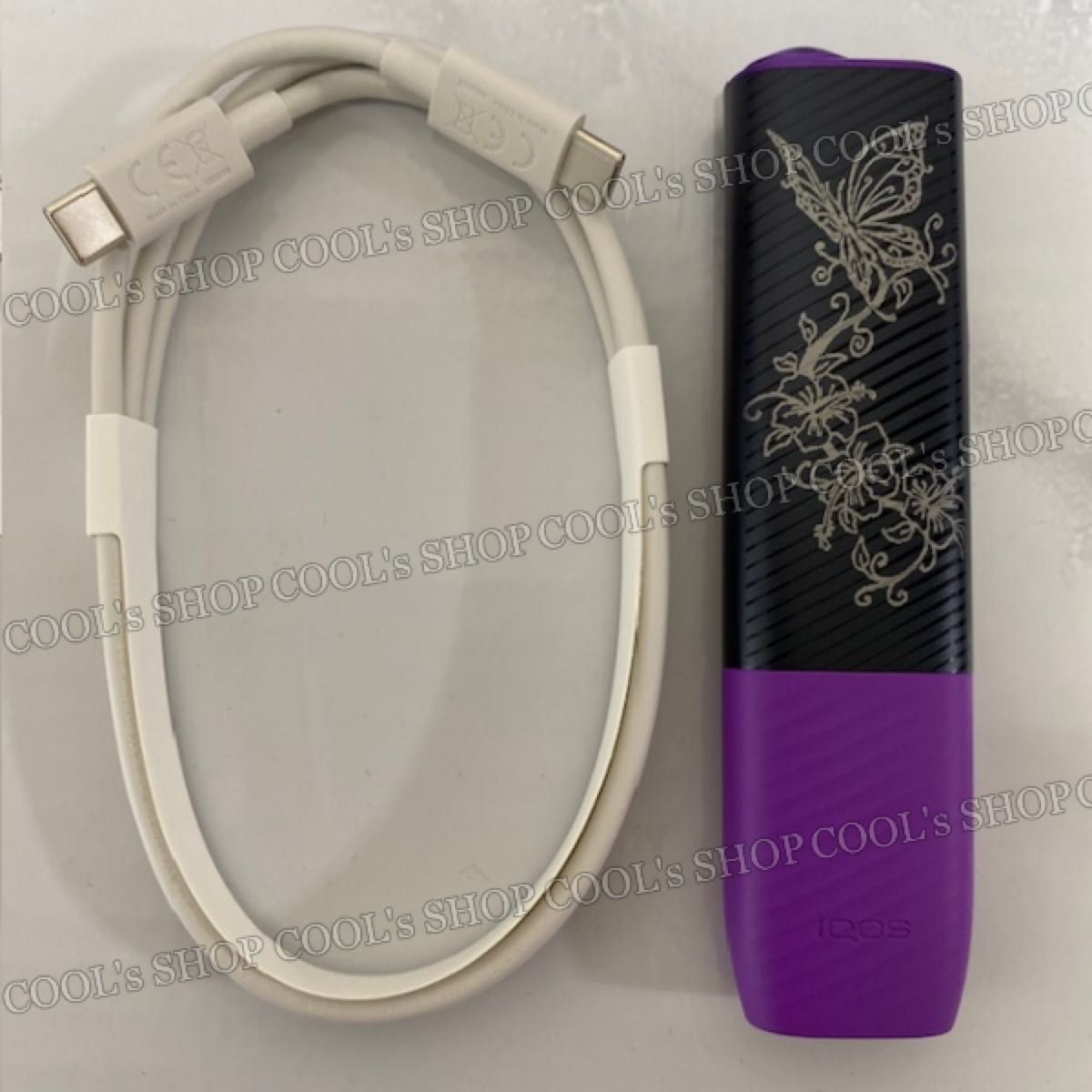 名入れ アゲハ蝶 デザイン iQOS ILUMA i ONE アイコス イルマ i 名入れ アゲハ蝶 デザイン iQOS ILUMA i ONE アイコス イルマ i