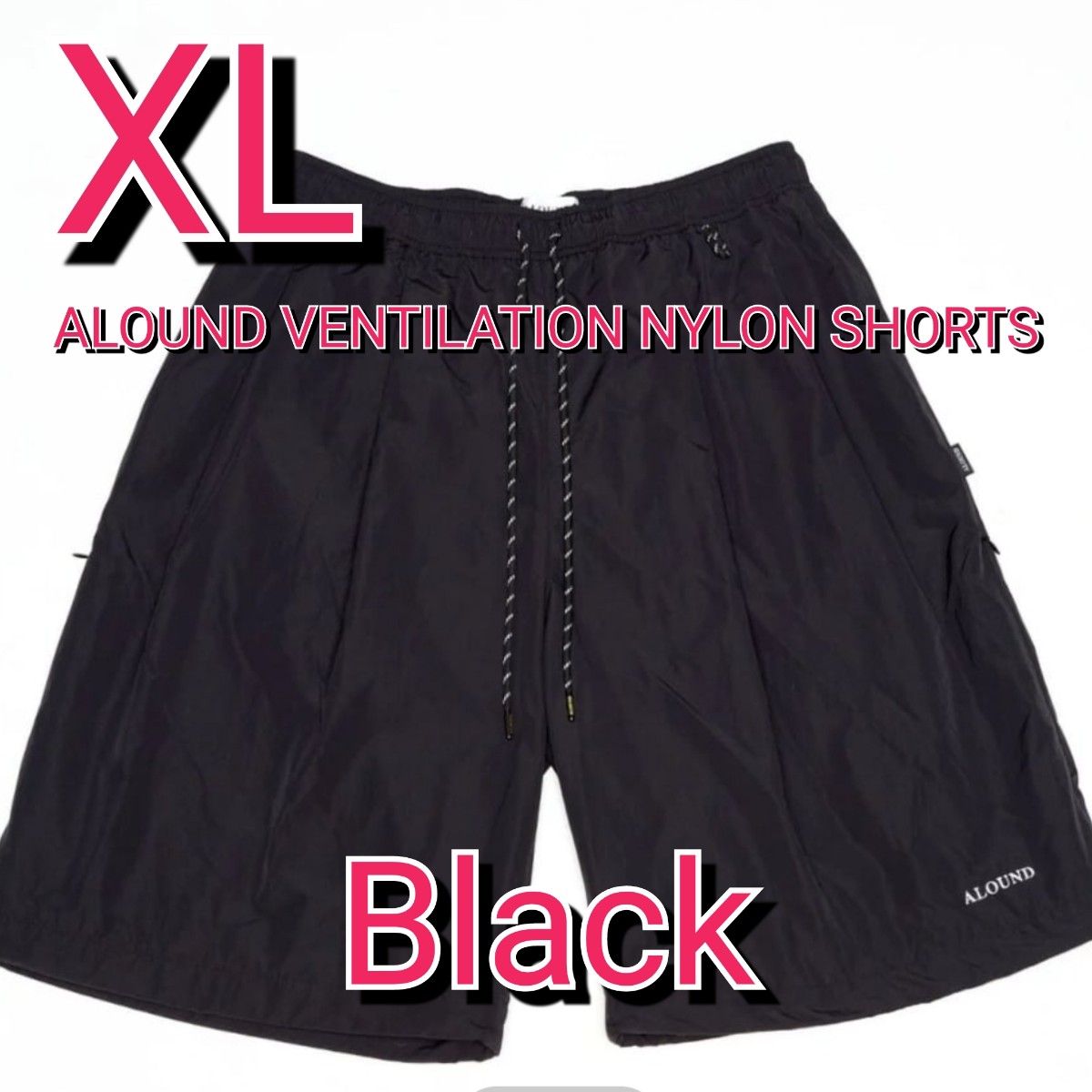 ALOUND VENTILATION NYLON SHORTS BLACK パンツ|ショートパンツ ALOUND VENTILATION NYLON SHORTS BLACK パンツ|ショートパンツ